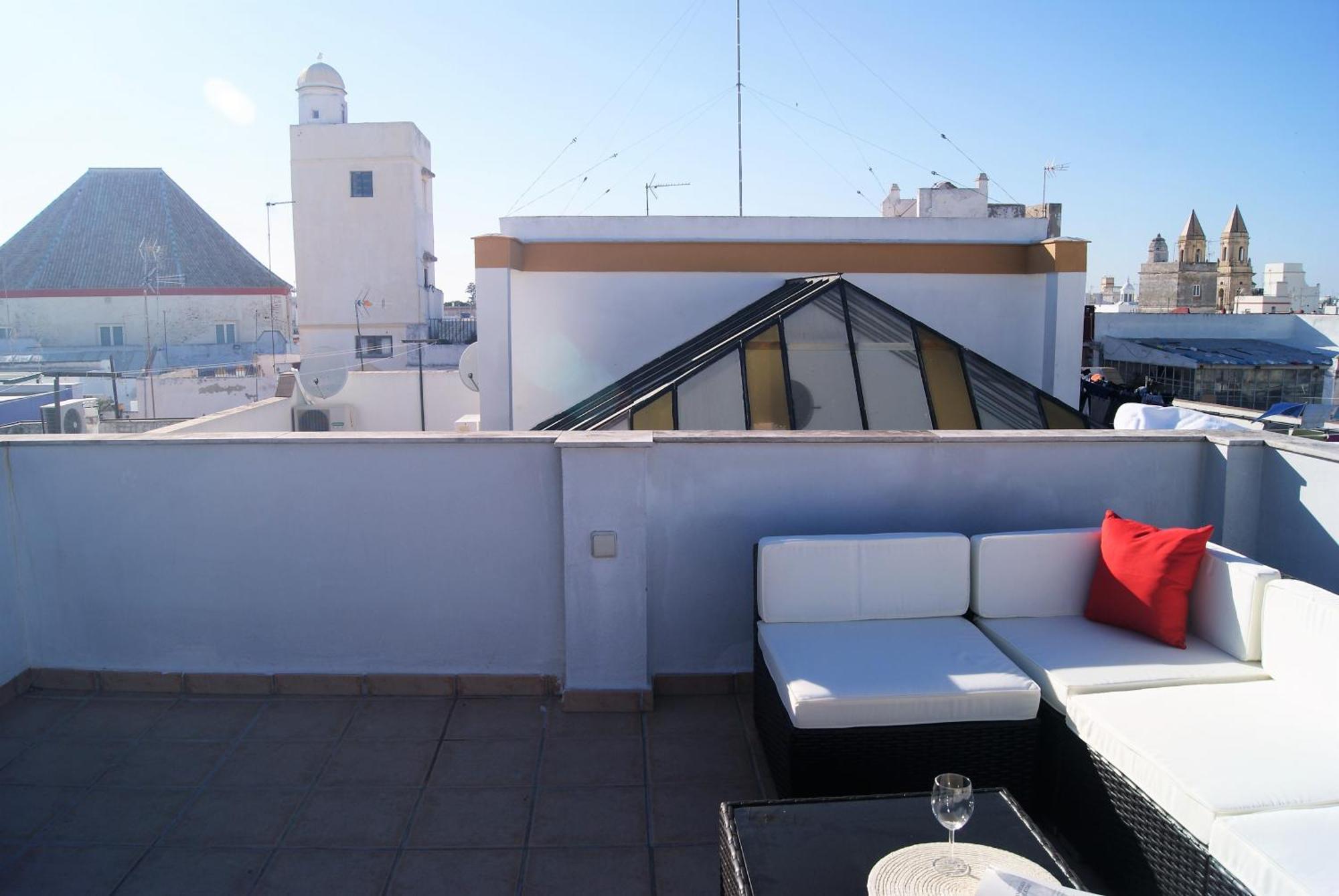 Cdz - Atico Tavira Two Private Terraces With Great Views Apartman Cádiz Kültér fotó