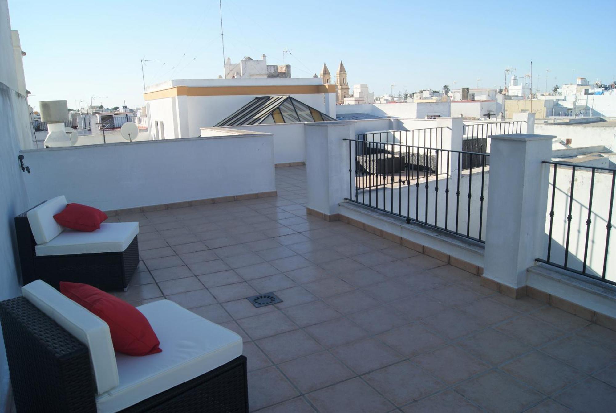 Cdz - Atico Tavira Two Private Terraces With Great Views Apartman Cádiz Kültér fotó
